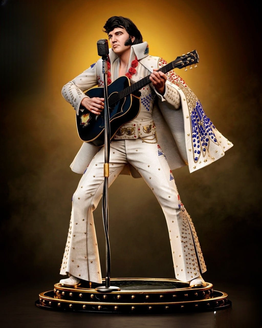 1571 Elvis Presley - STL 3D Print Files