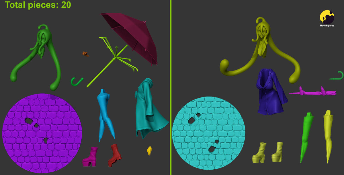 2098 Suu_Monster Musume - STL 3D Print Files
