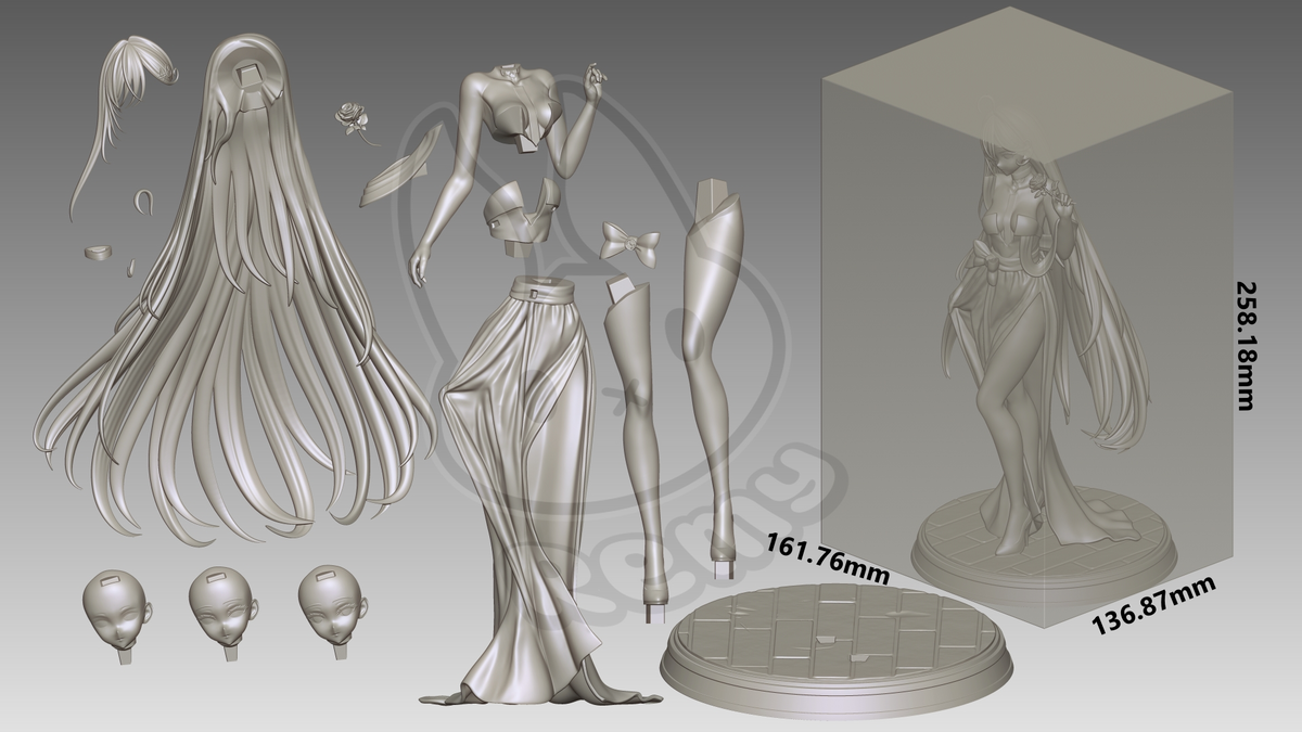 2222 Yuki Sorimachi - STL 3D Print Files