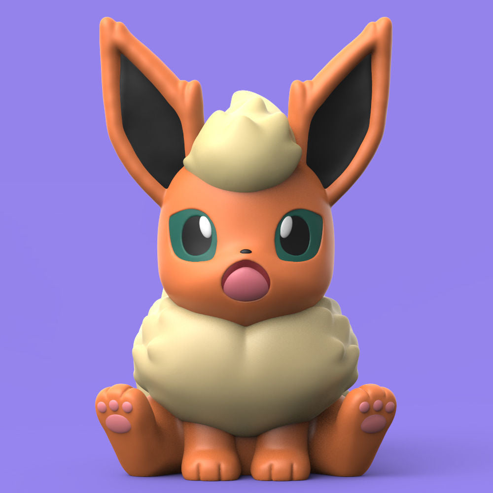 0004 Chibi Eevee Family - Pokemon - STL 3D Print Files