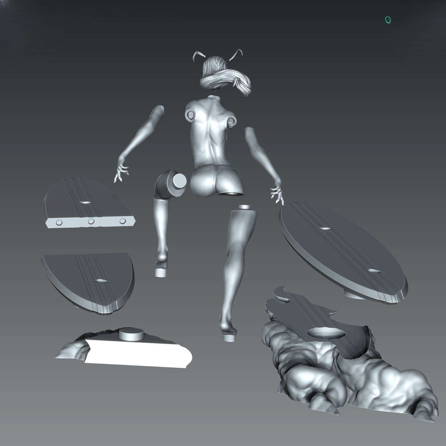 1012 Silver_Surfer - STL 3D Print Files