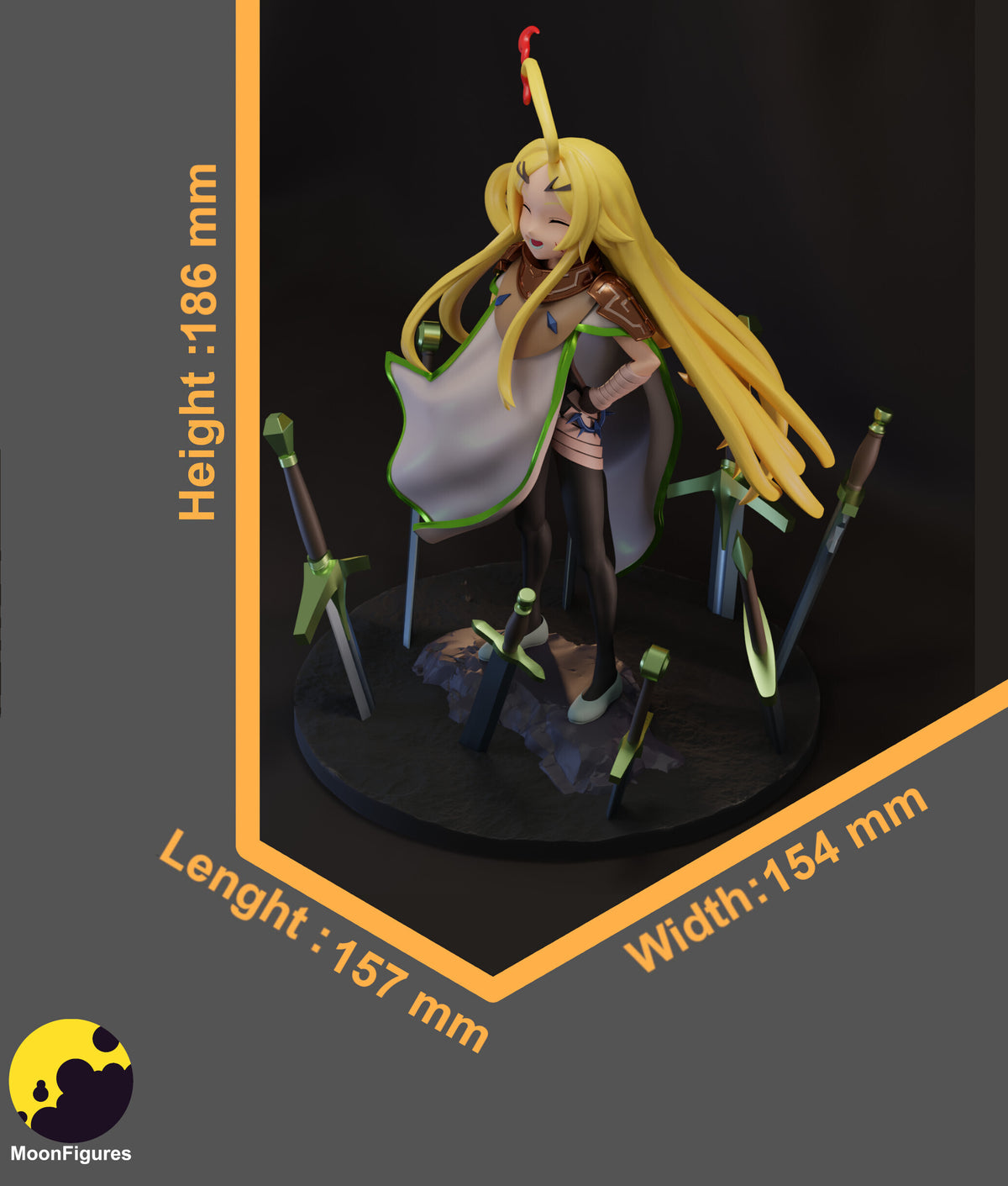 2103 Teoritta_Sentenced to Be a Hero - STL 3D Print Files