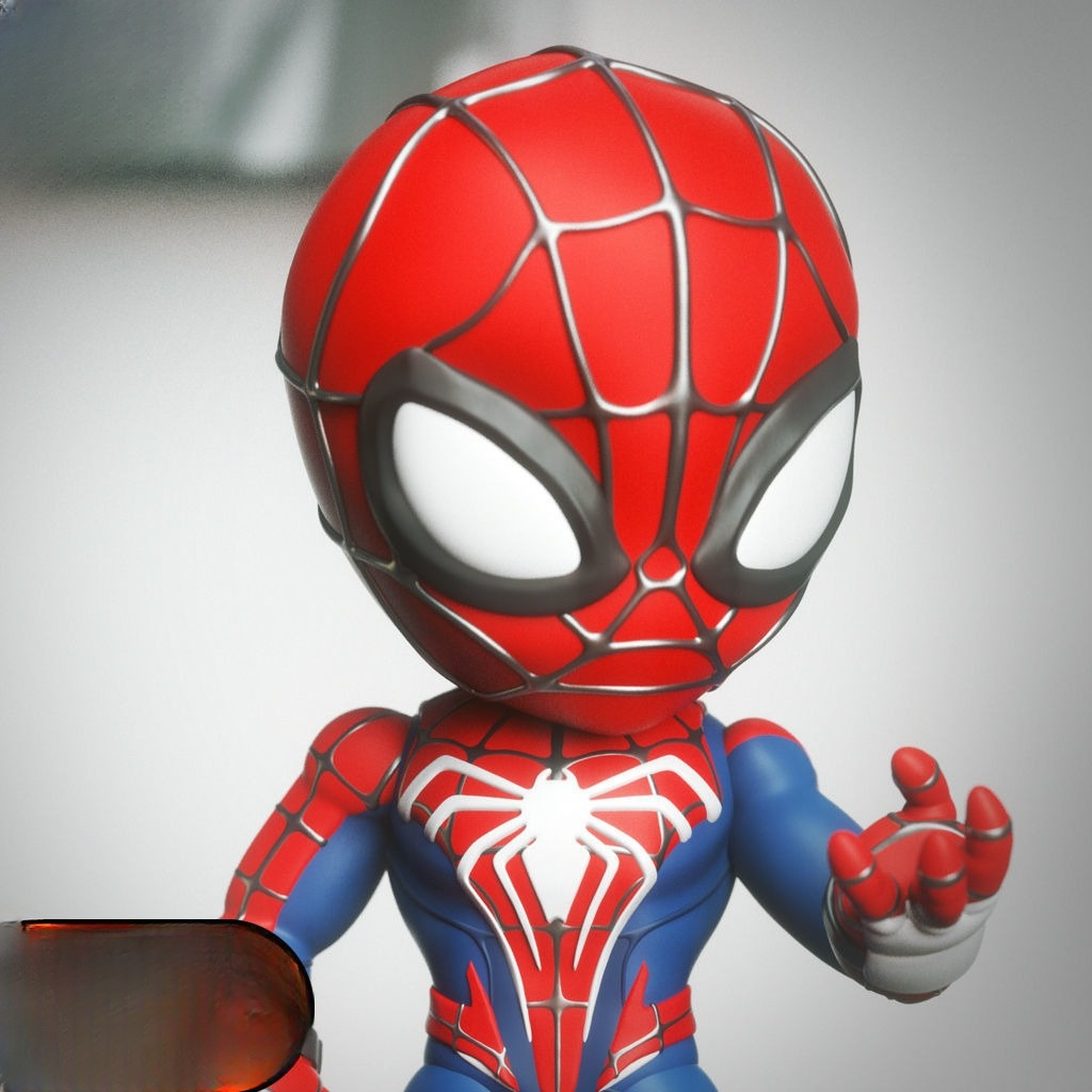 0087 Spider-Man 2 Chibi - STL 3D Print Files