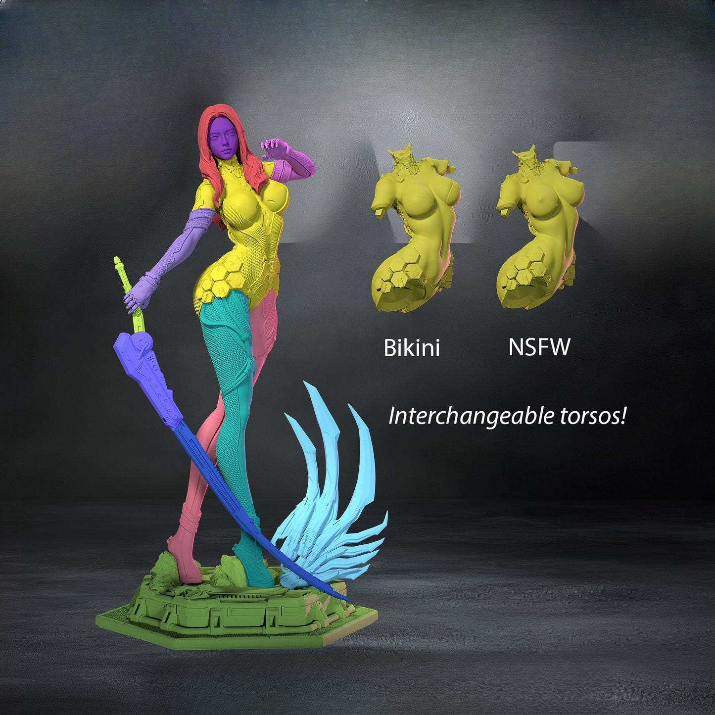 1611 Tachy_Stellar Blade NSFW - STL 3D Print Files