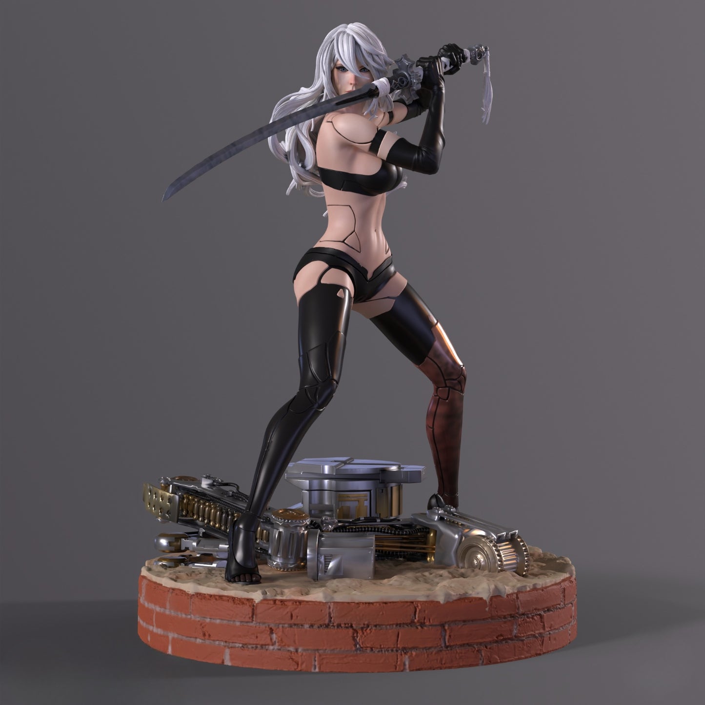 1196 A2_NieR Automata - STL 3D Print Files