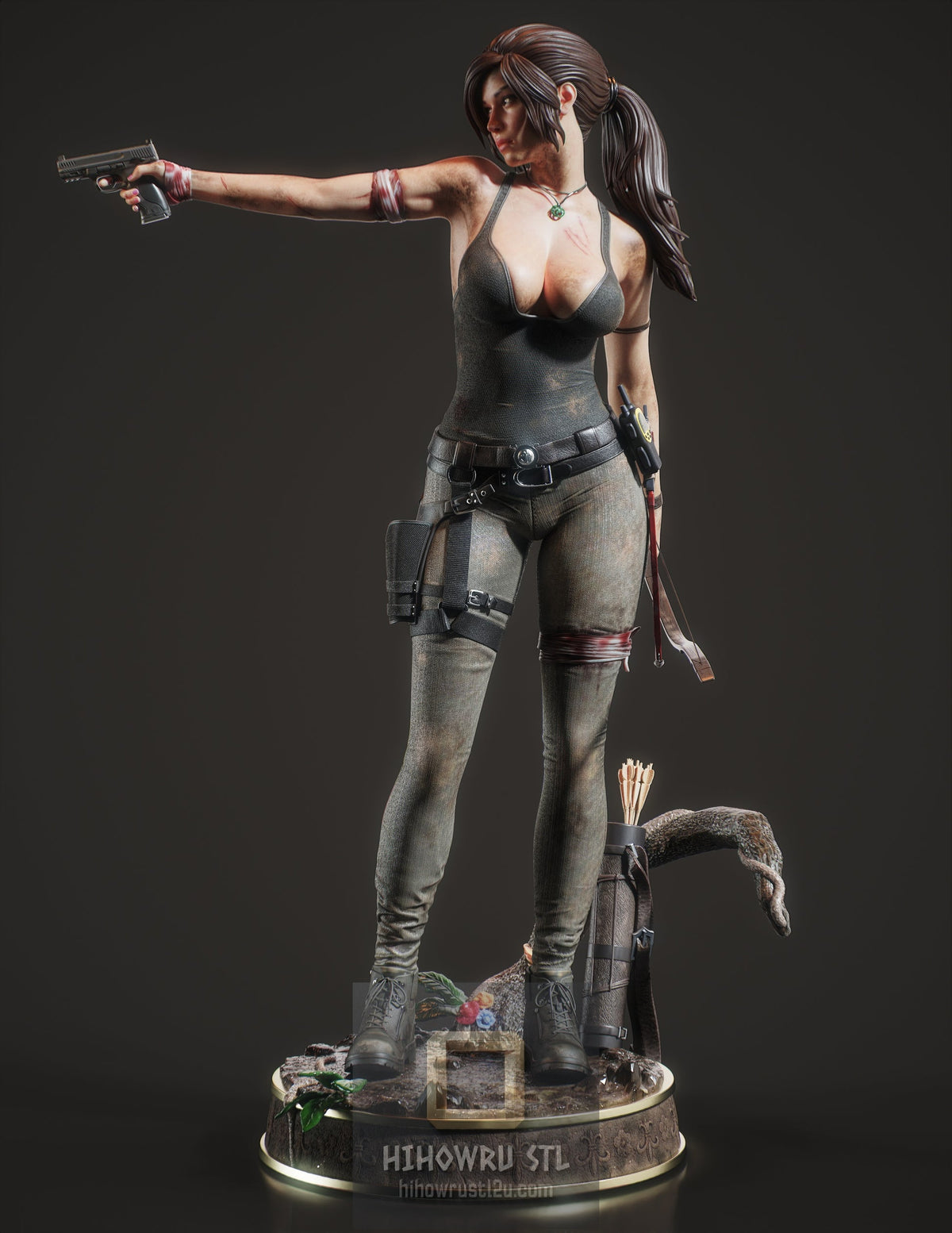 1863 Lara Croft - Tomb Raider (5476) - STL 3D Print Files