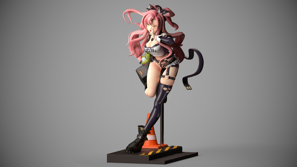 1831 Nicole Demara_ZenlessZoneZero - STL 3D Print Files