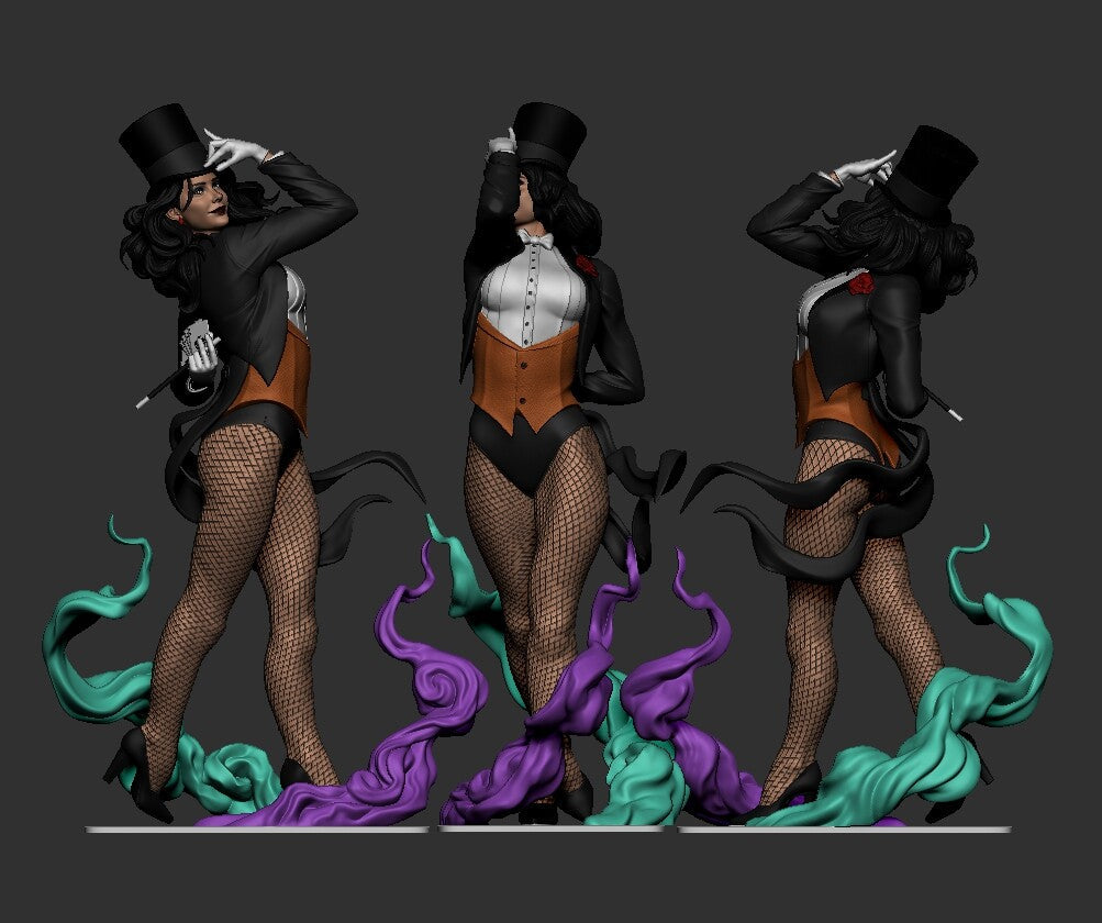 0715 Zatanna Zatara - DC Comics (1395) - STL 3D Print Files