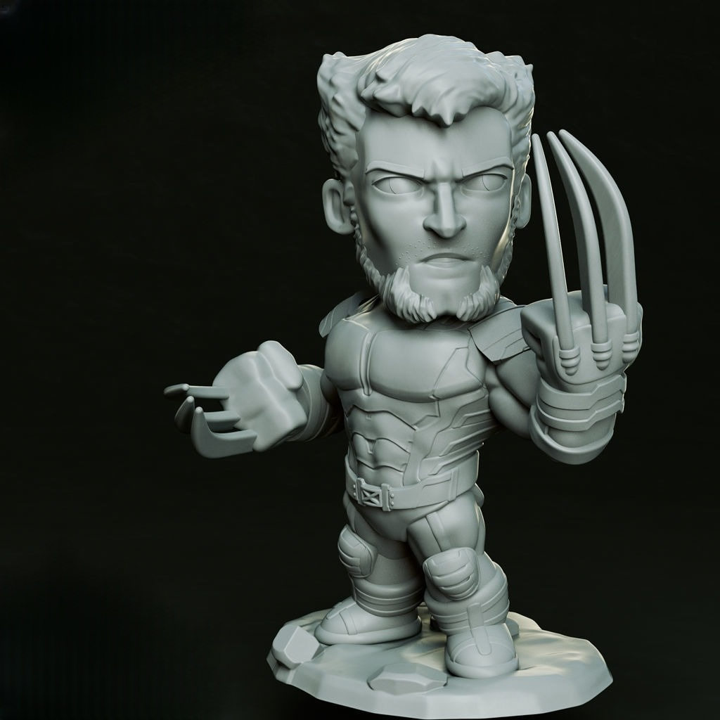0082 Wolverine Hugh Jackman - STL 3D Print Files