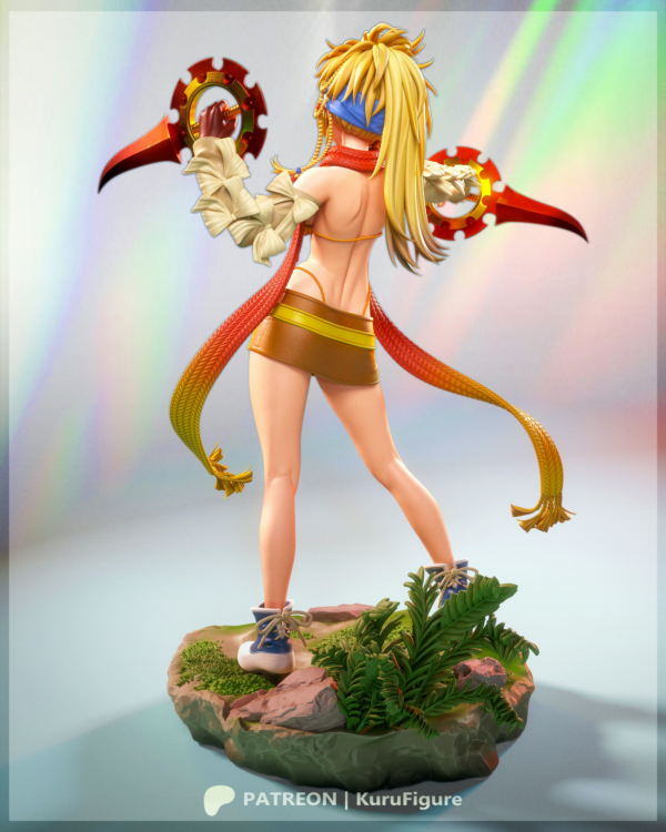 1884 Rikku_Final Fantasy X - STL 3D Print Files