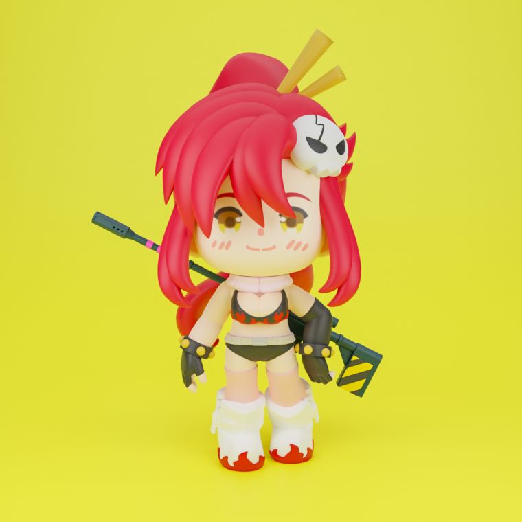 0136 Yoko - STL 3D Print Files