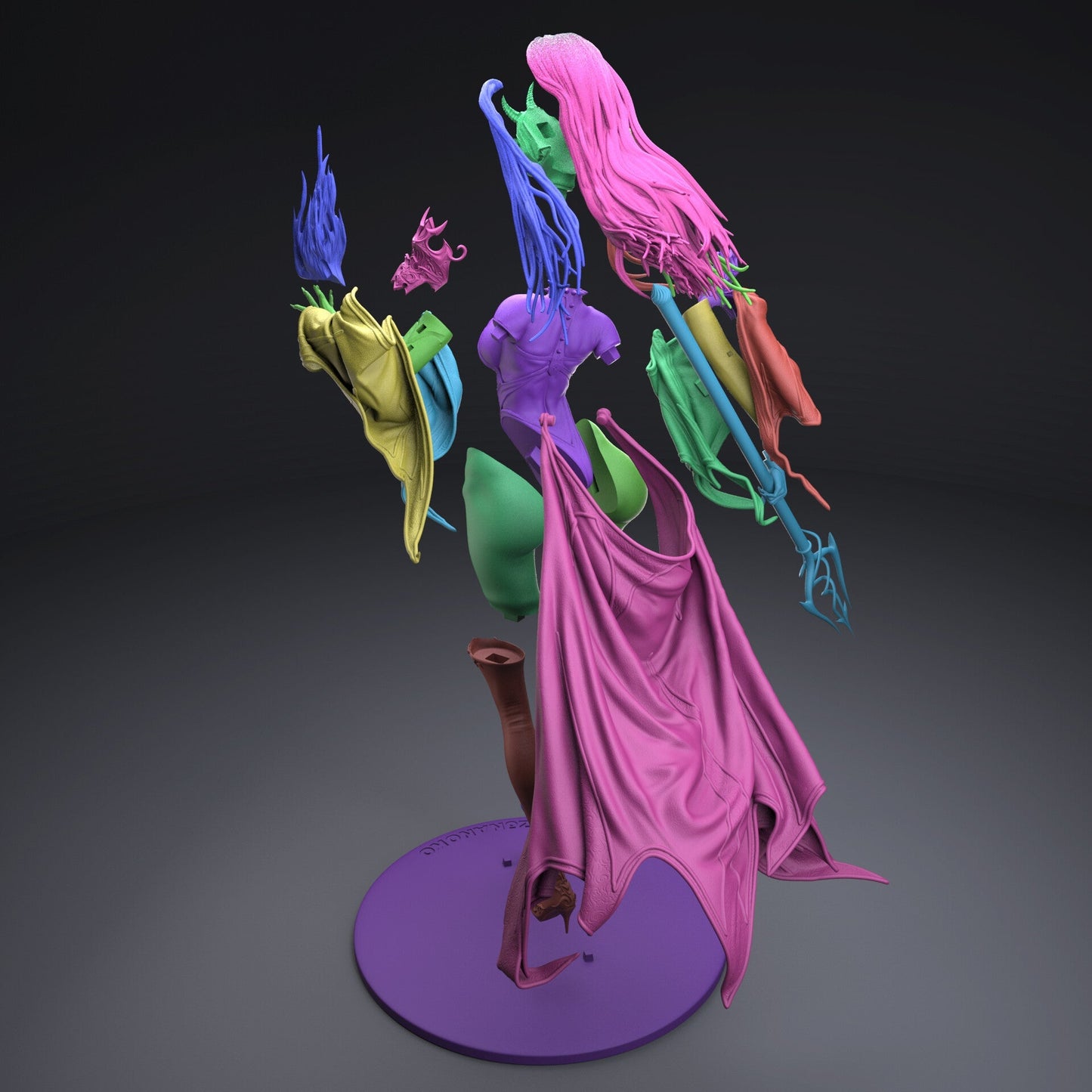 0732 Sexy Devil (1603) - STL 3D Print Files