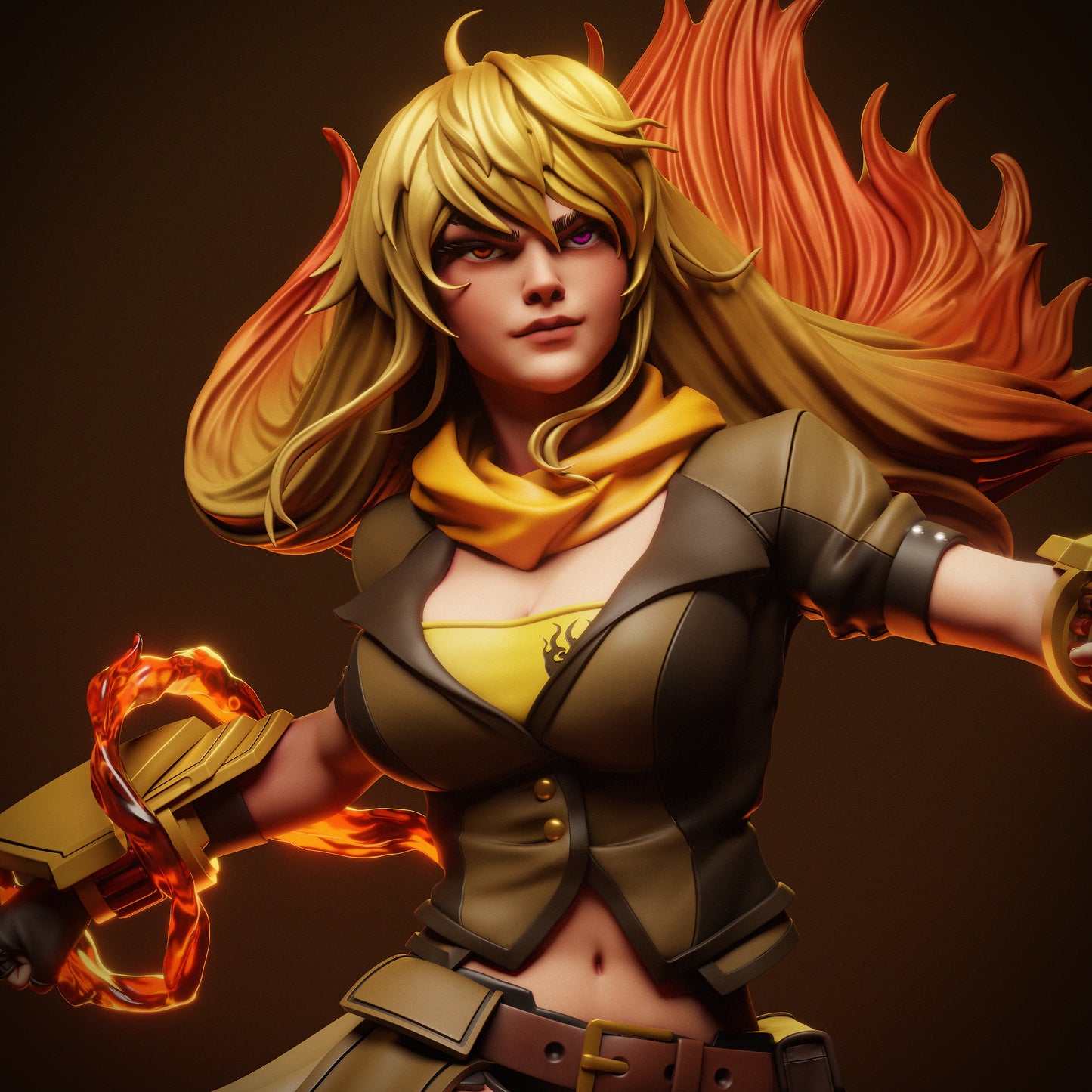 1442 Yang Xiao Long_RWBY - STL 3D Print Files