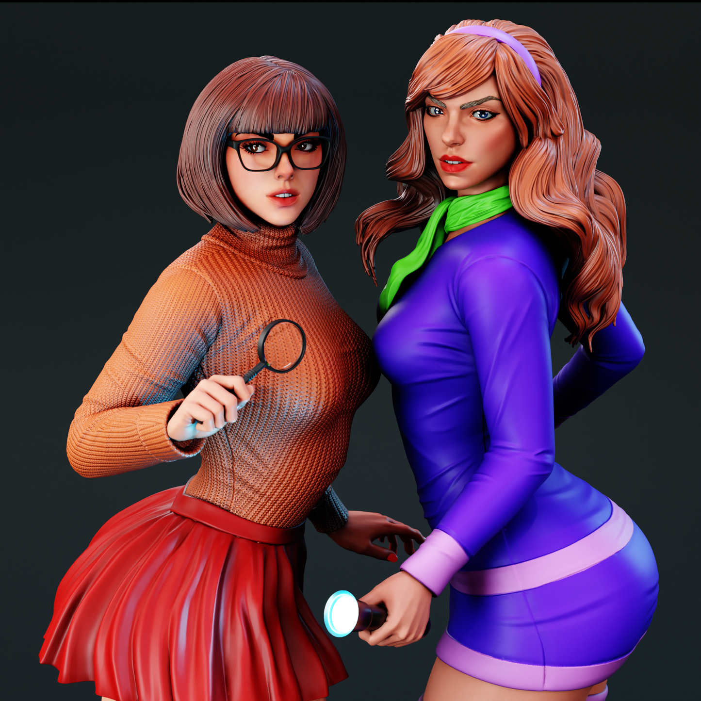0213 Daphne_and_Velma - STL 3D Print Files
