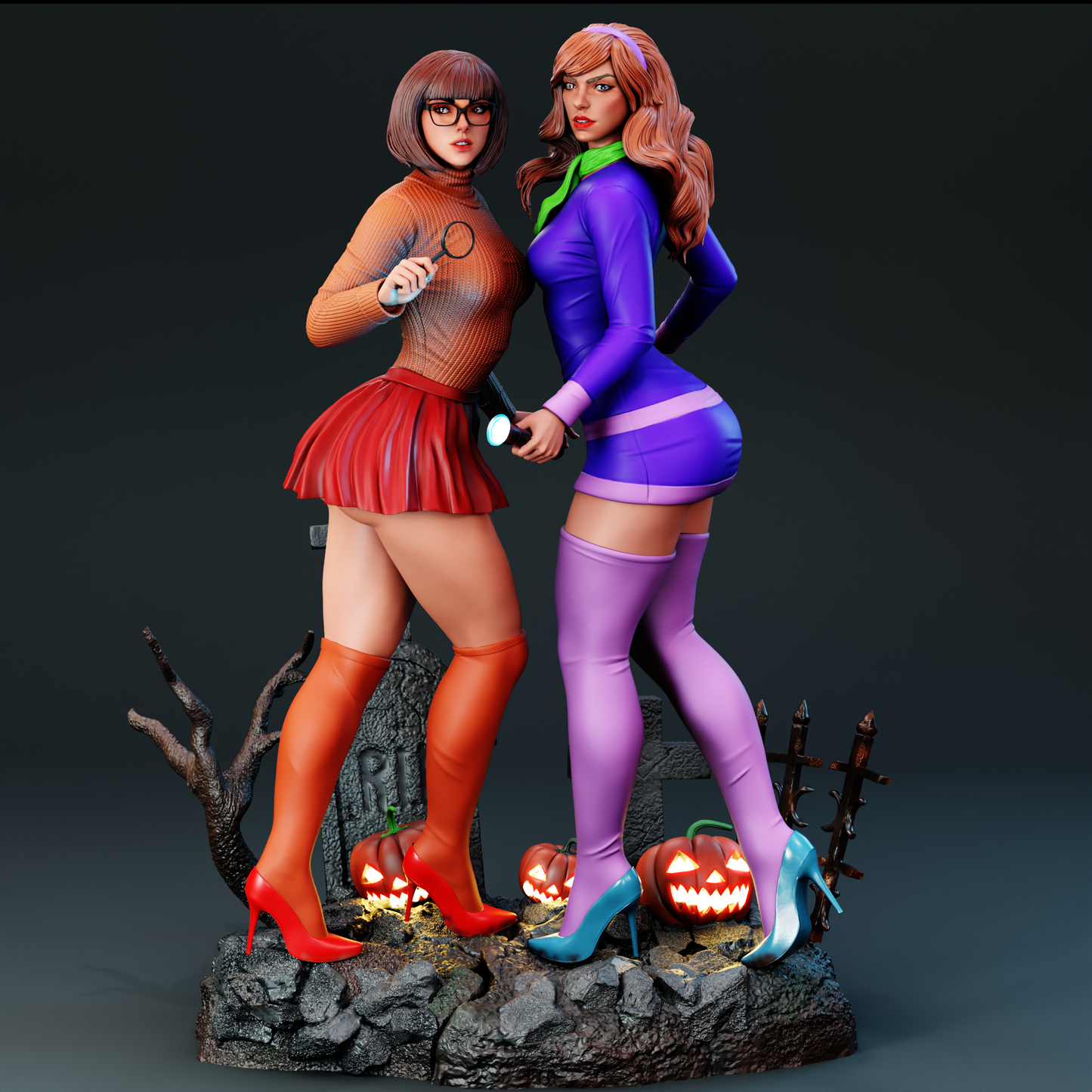 0213 Daphne_and_Velma - STL 3D Print Files