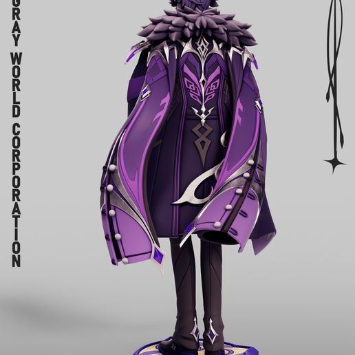 1935 Pantalone_Genshin Impact - STL 3D Print Files