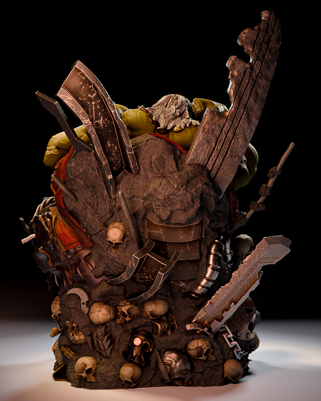 1795 Maestro Hulk_Marvel Comics - STL 3D Print Files