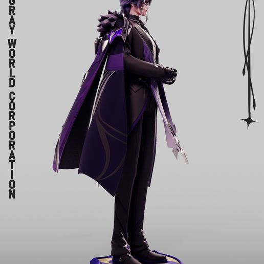 1935 Pantalone_Genshin Impact - STL 3D Print Files