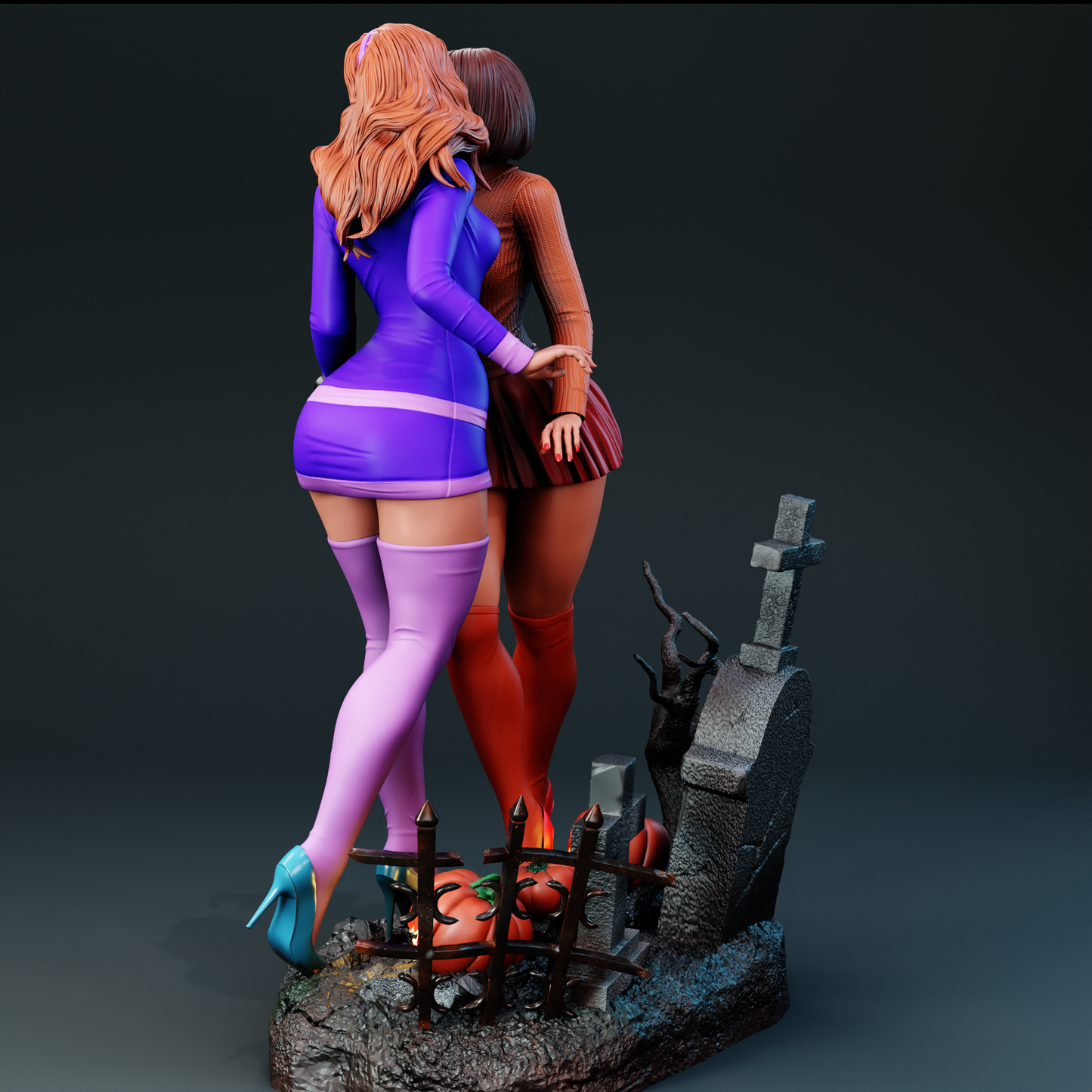 0213 Daphne_and_Velma - STL 3D Print Files