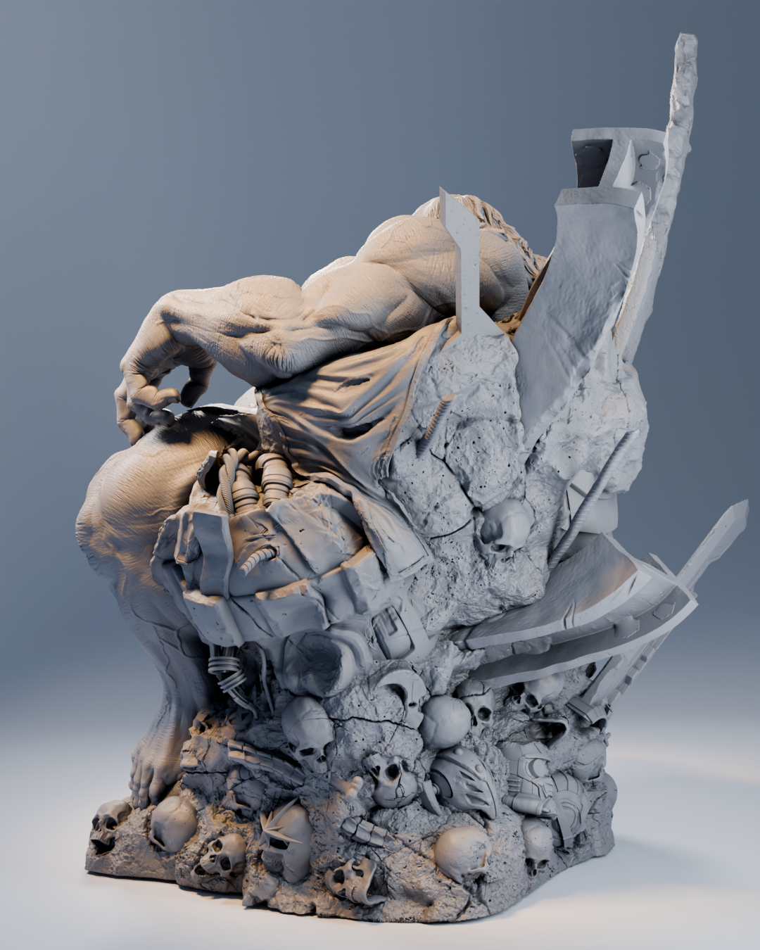 1795 Maestro Hulk_Marvel Comics - STL 3D Print Files