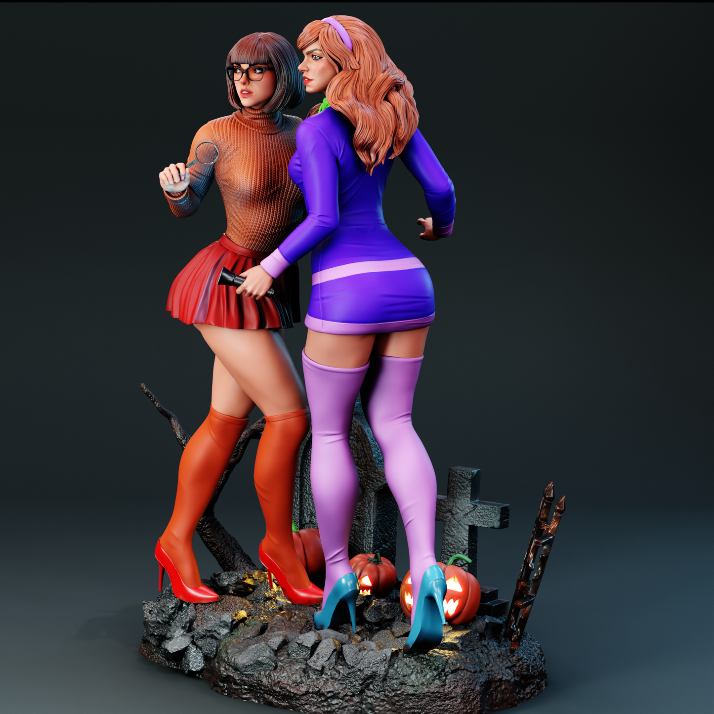 0213 Daphne_and_Velma - STL 3D Print Files