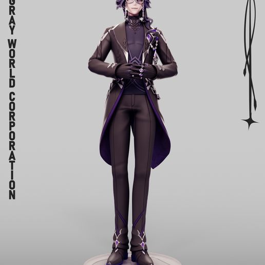 1935 Pantalone_Genshin Impact - STL 3D Print Files