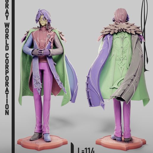 1935 Pantalone_Genshin Impact - STL 3D Print Files