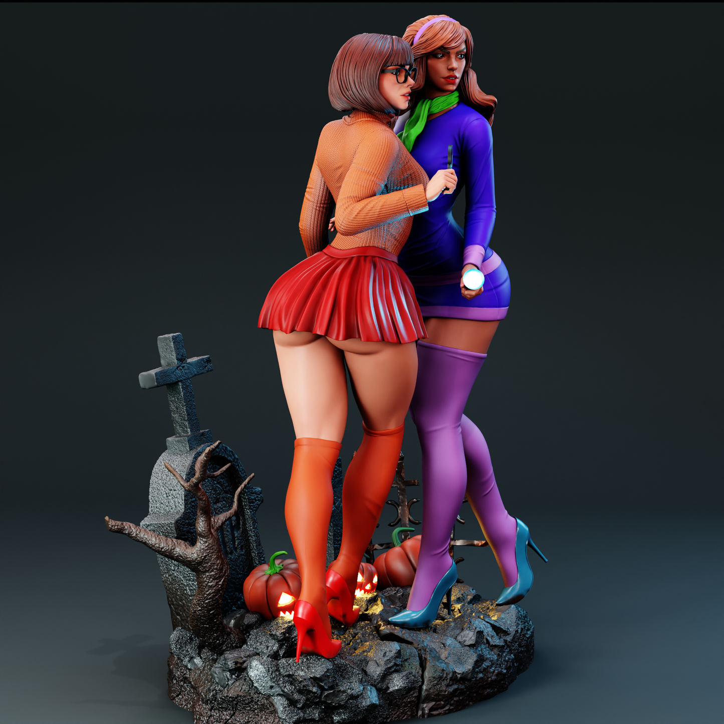 0213 Daphne_and_Velma - STL 3D Print Files