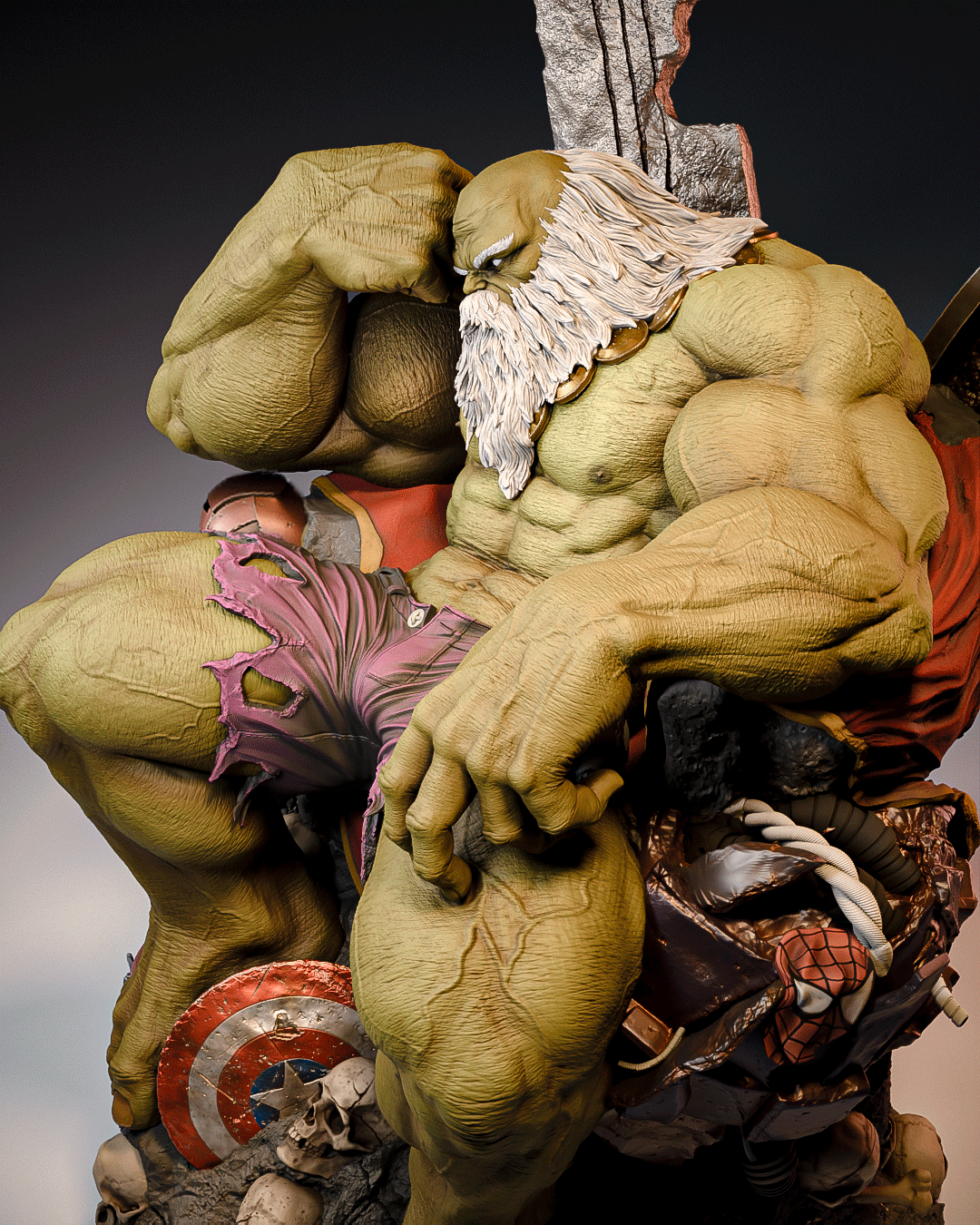 1795 Maestro Hulk_Marvel Comics - STL 3D Print Files