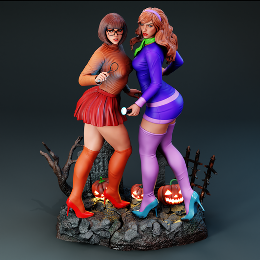0213 Daphne_and_Velma - STL 3D Print Files