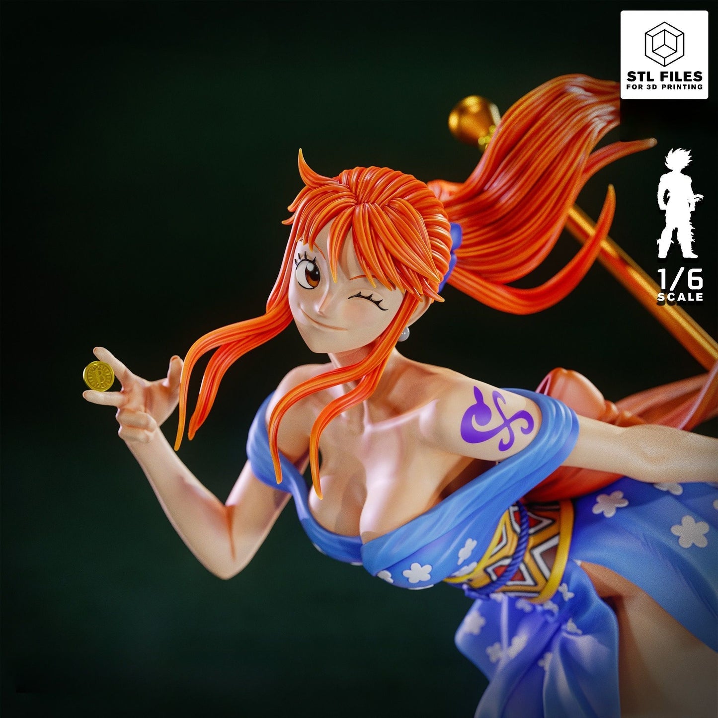 0904 Nami - One Piece (4137) - STL 3D Print Files