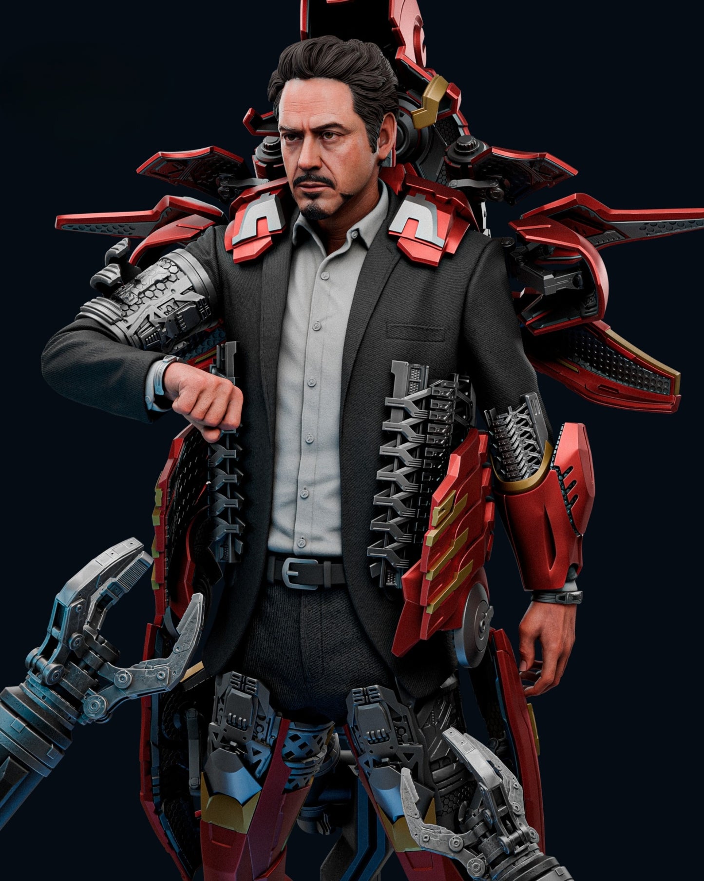 1143 Tony Stark - STL 3D Print Files