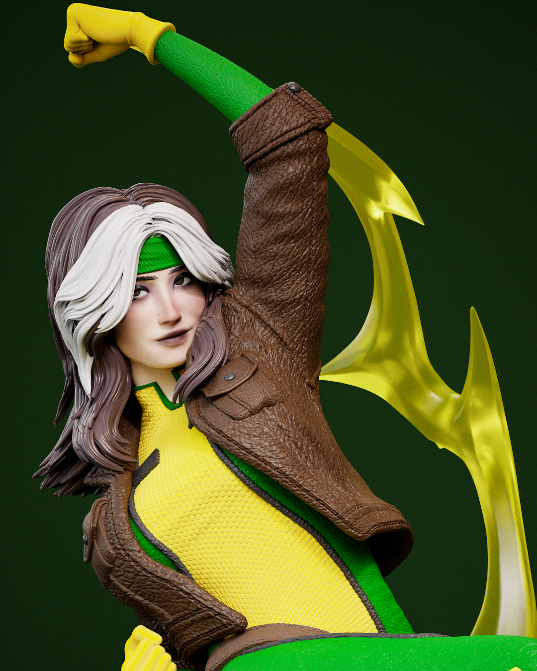 0883 Rogue X-Men - STL 3D Print Files