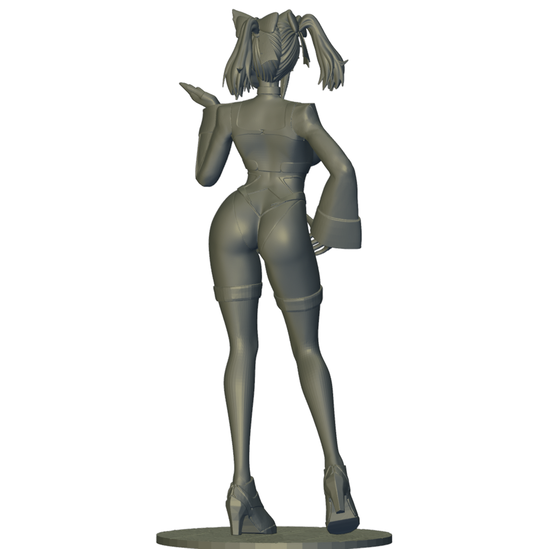 1822 Shinganji Kurenai_Action Taimanin - STL 3D Print Files