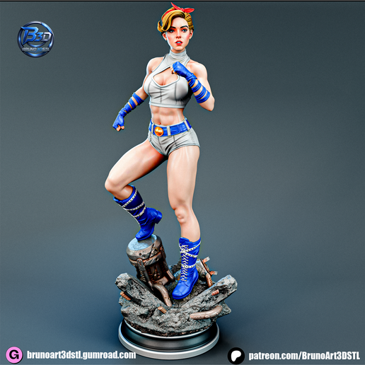 2041 Power Girl_DC Bombshells NSFW - STL 3D Print Files