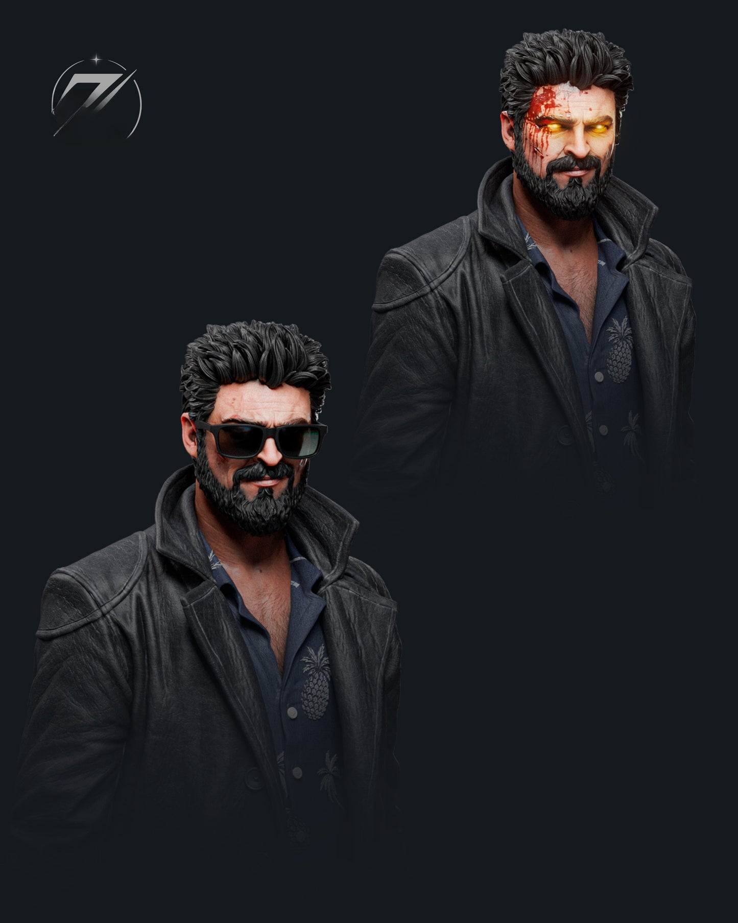1428 Billy Butcher_The Boys - STL 3D Print Files