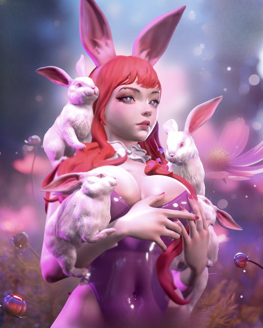 1328 Bunny_Girl - STL 3D Print Files