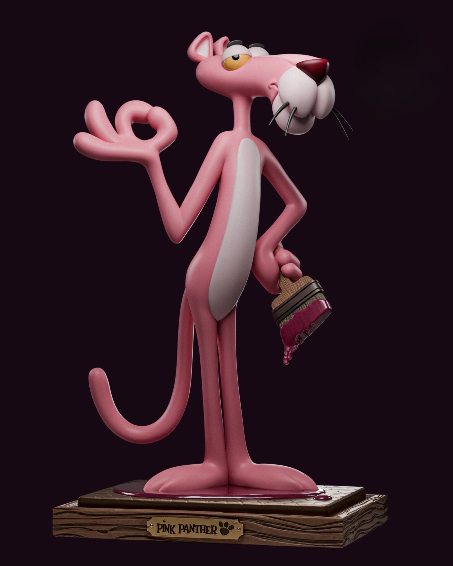 0842 Pink Panther - STL 3D Print Files
