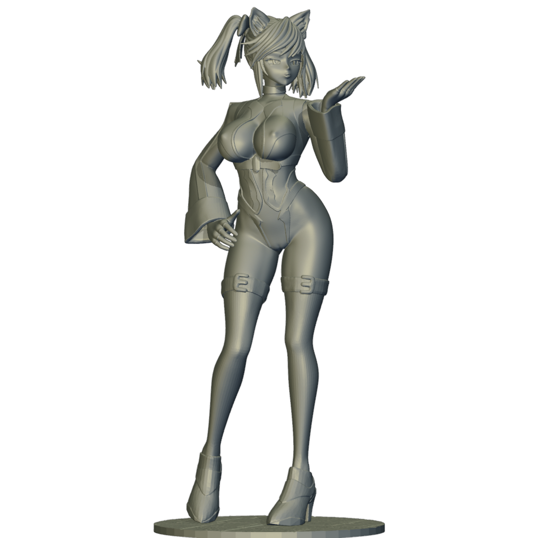 1822 Shinganji Kurenai_Action Taimanin - STL 3D Print Files