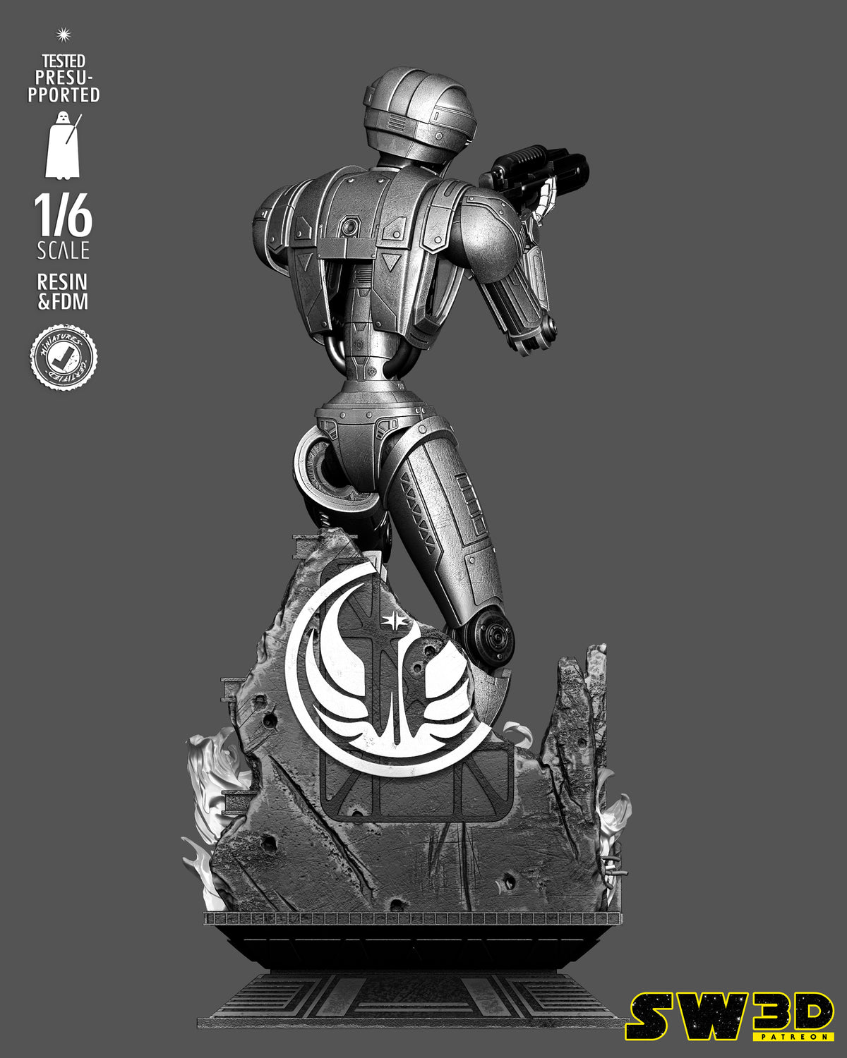 2110 HK-47_Star Wars Knights of the Old Republic - STL 3D Print Files