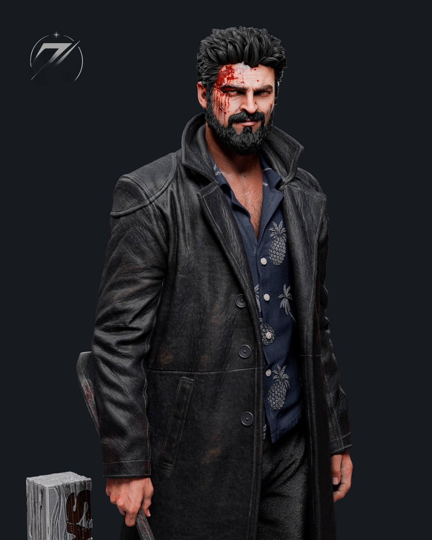 1428 Billy Butcher_The Boys - STL 3D Print Files