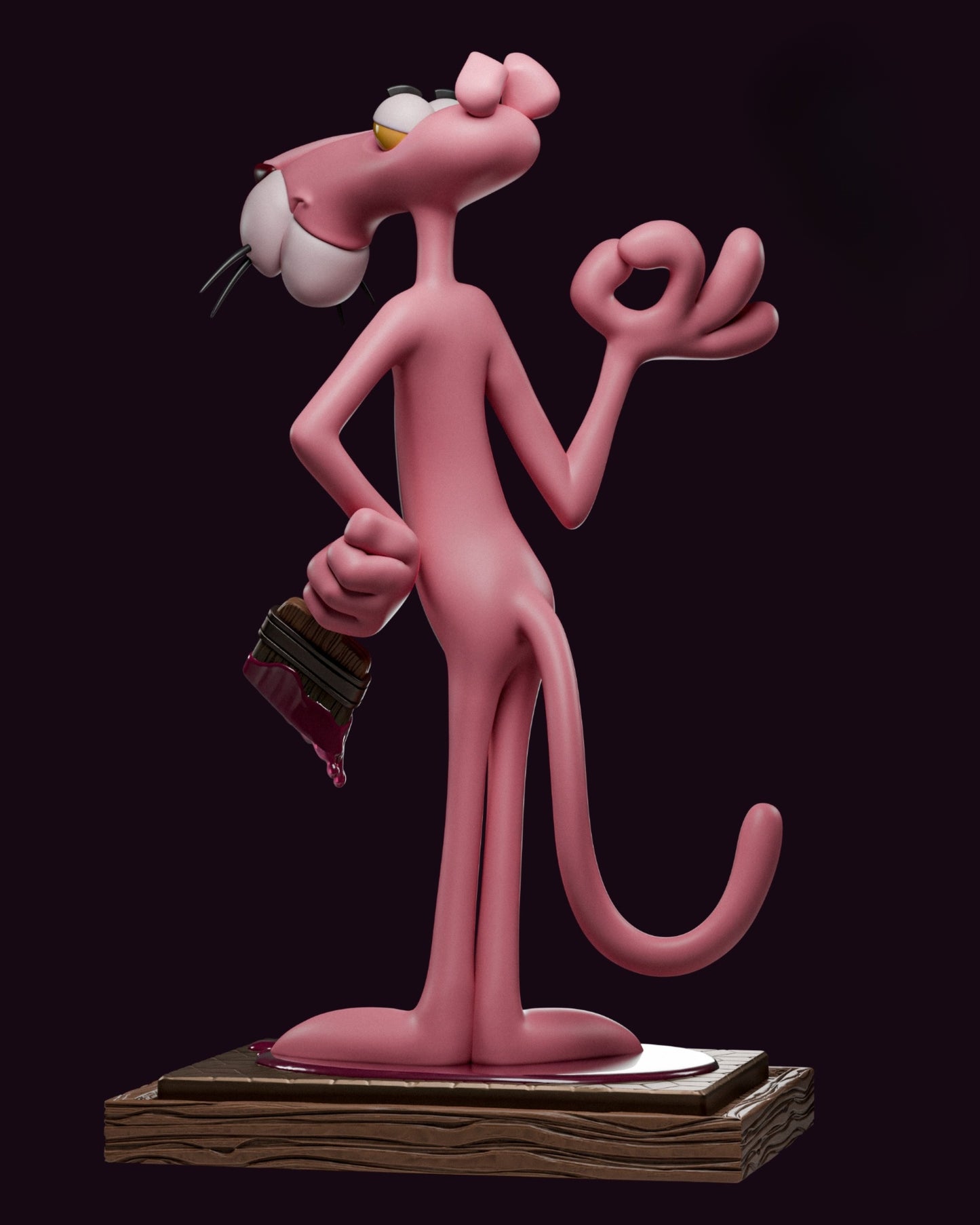 0842 Pink Panther - STL 3D Print Files