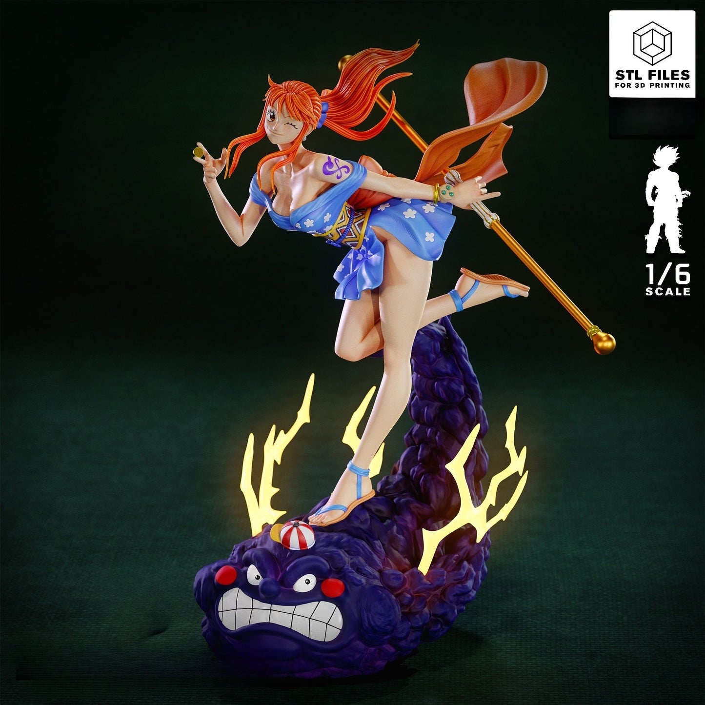 0904 Nami - One Piece (4137) - STL 3D Print Files