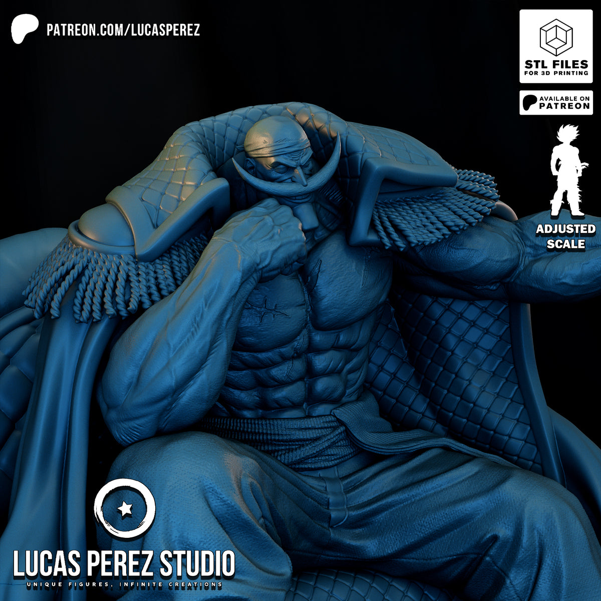 2171 Edward Newgate_One Piece - STL 3D Print Files