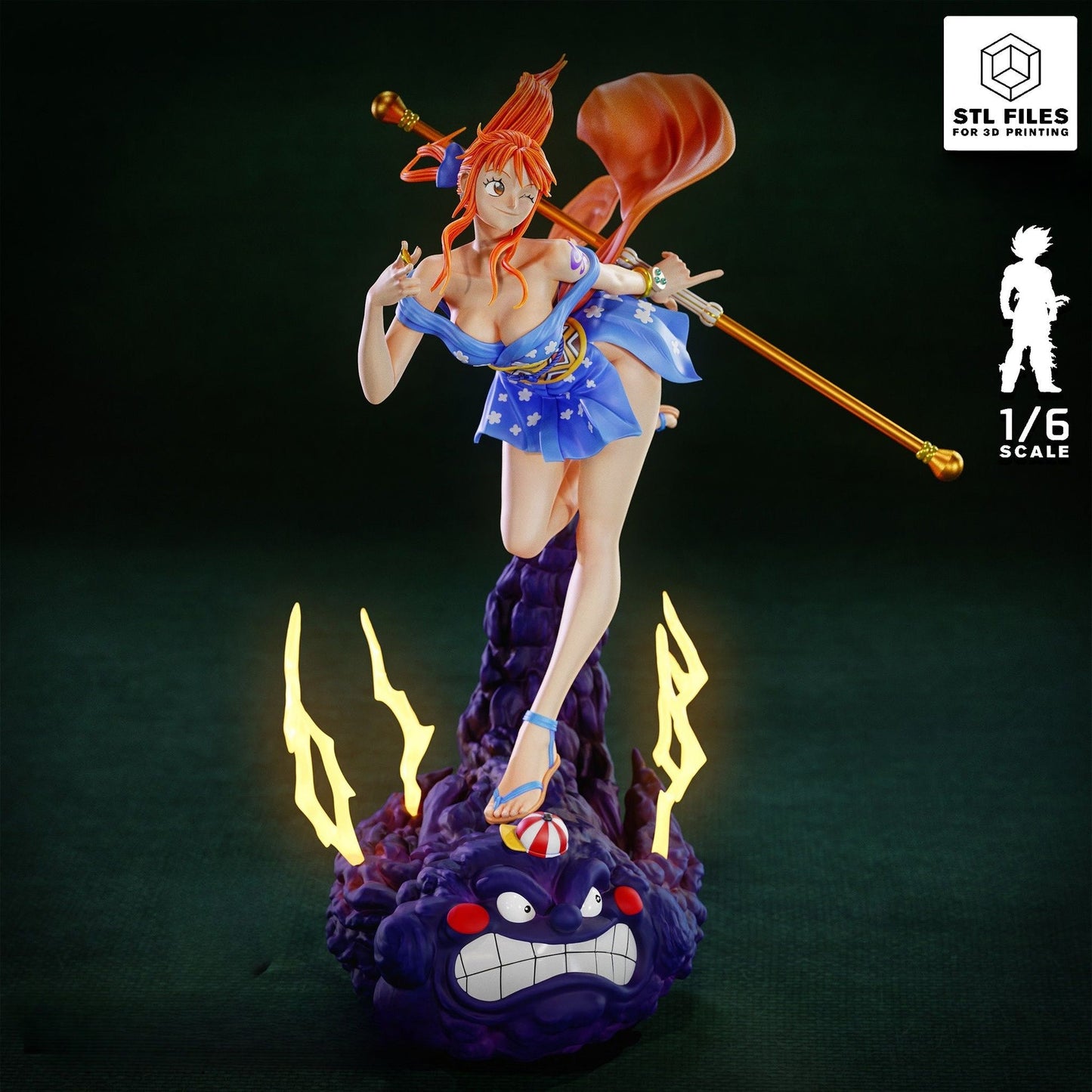 0904 Nami - One Piece (4137) - STL 3D Print Files