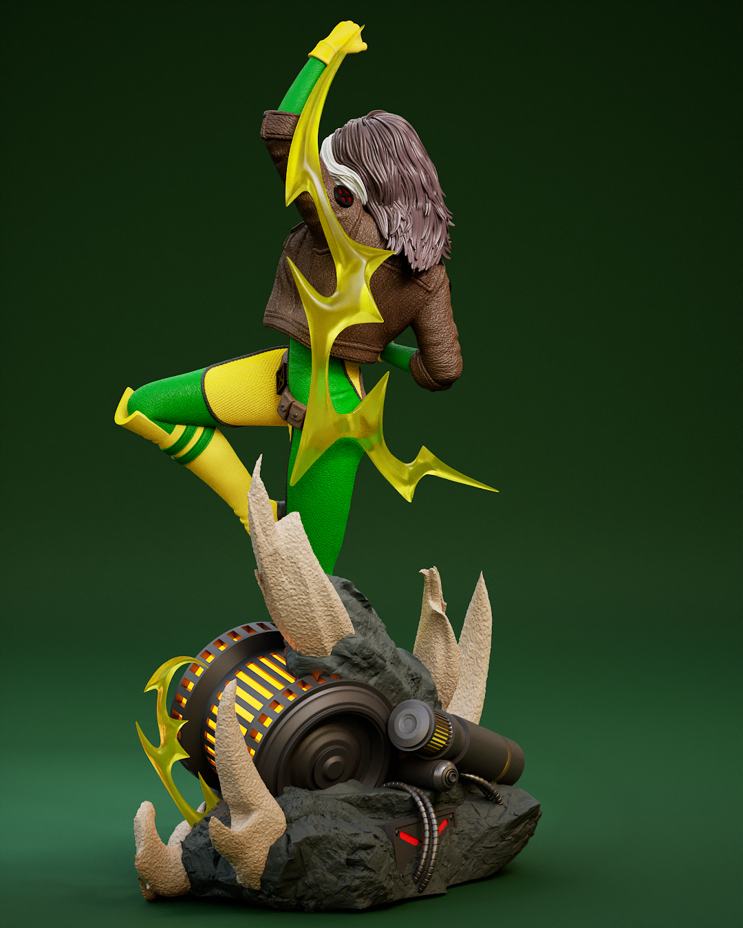 0883 Rogue X-Men - STL 3D Print Files