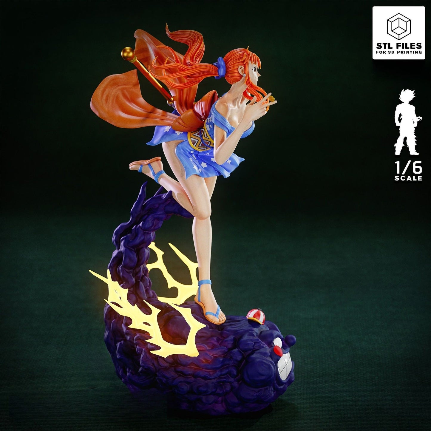 0904 Nami - One Piece (4137) - STL 3D Print Files