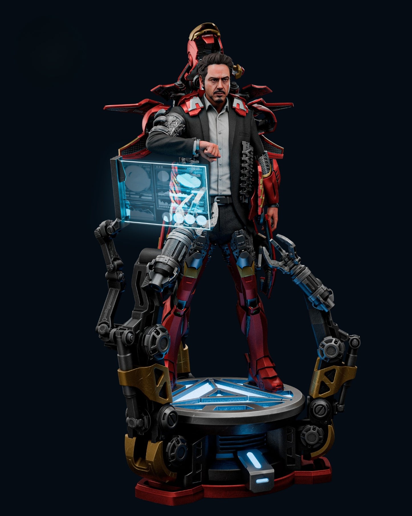 1143 Tony Stark - STL 3D Print Files