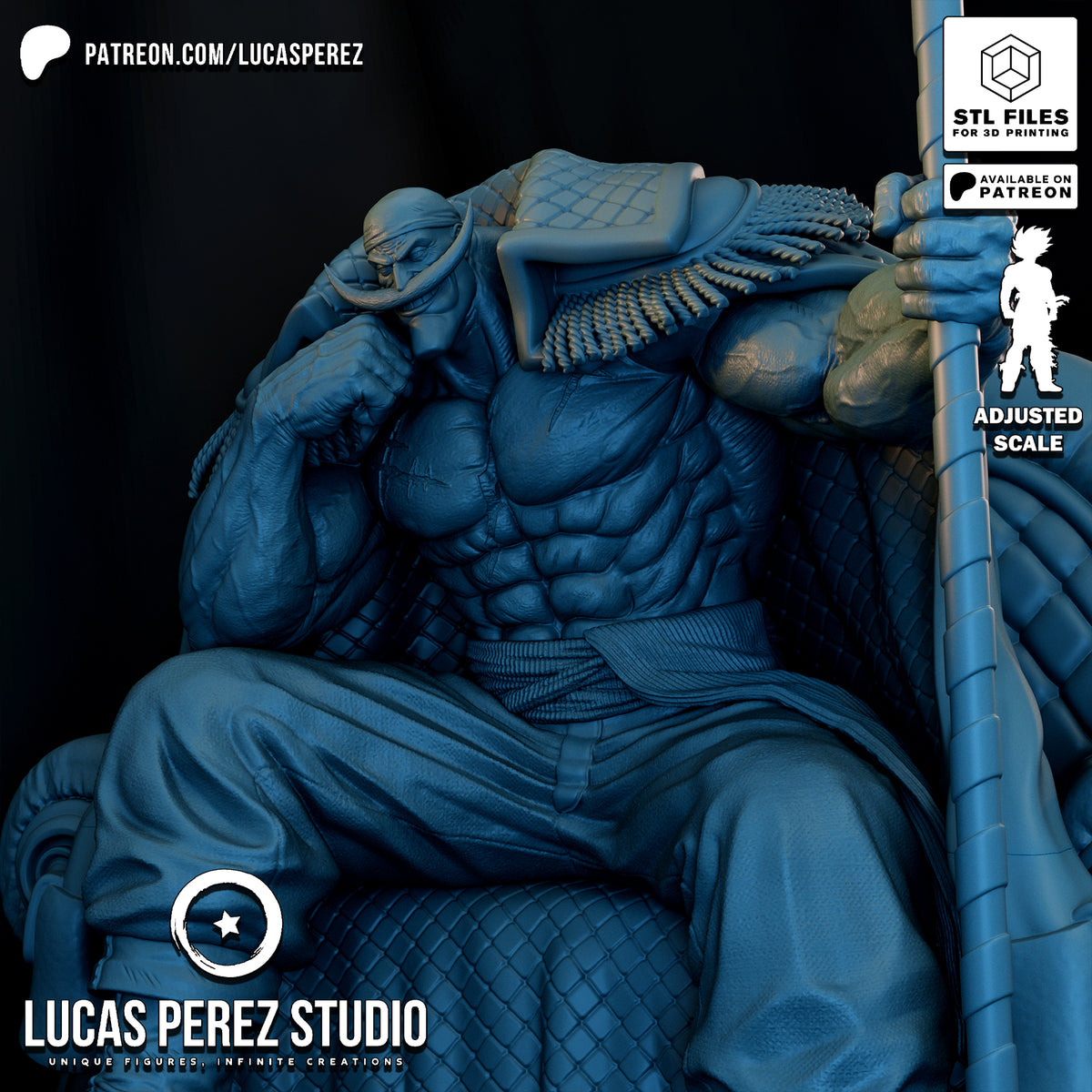 2171 Edward Newgate_One Piece - STL 3D Print Files