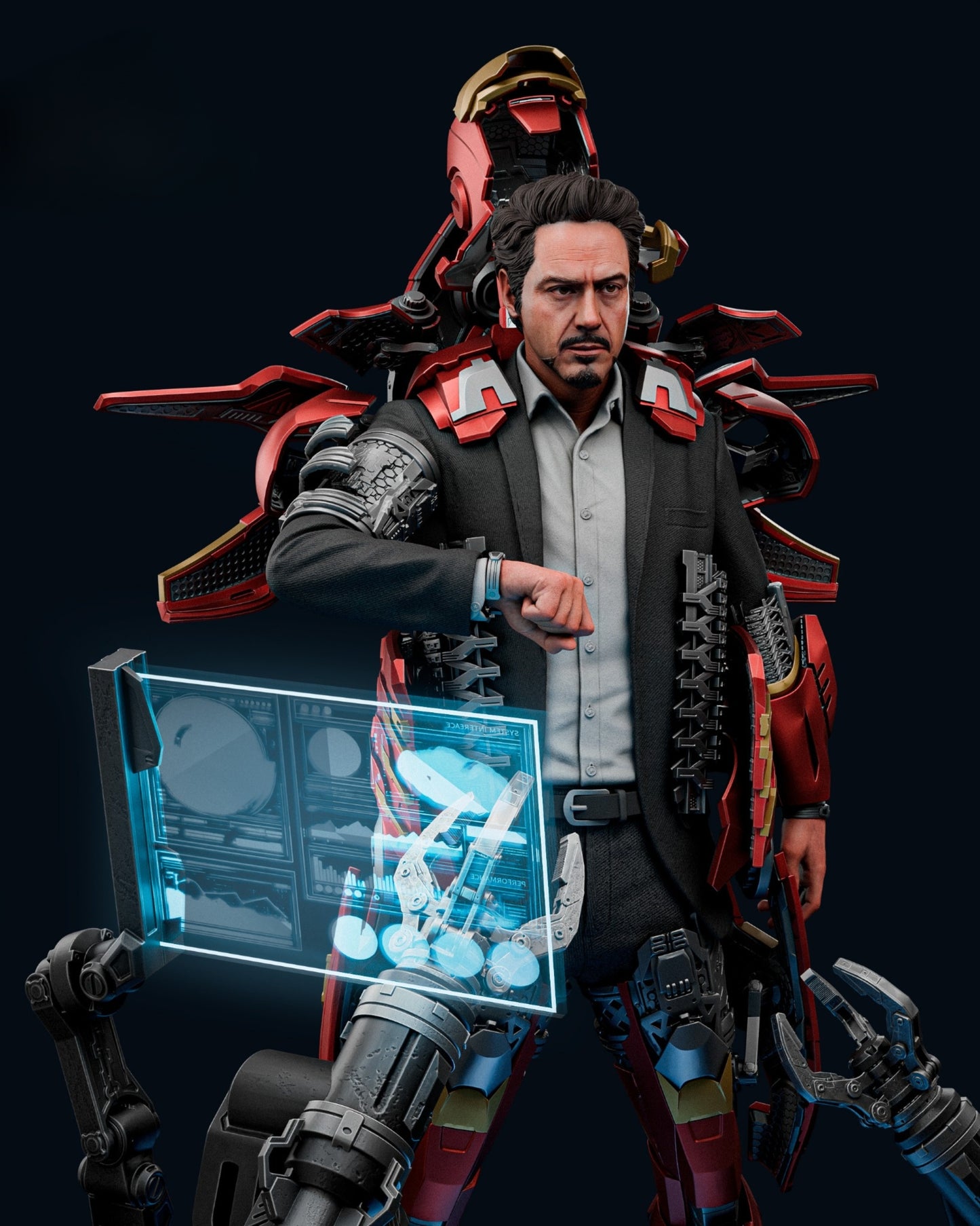 1143 Tony Stark - STL 3D Print Files